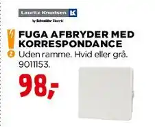 jem & fix FUGA afbryder med korrespondance tilbud