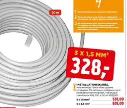jem & fix Installationskabel (katalogudsnit) tilbud