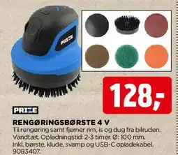 jem & fix Rengøringsbørste 4V tilbud