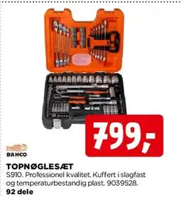 jem & fix Topnøglesæt (kuffert) tilbud