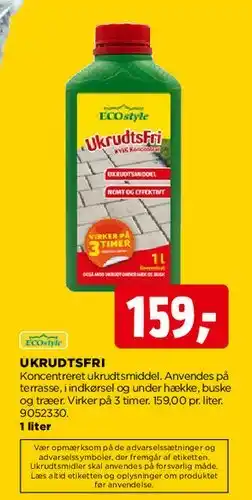 jem & fix Ukrudtsfri (ukrudtsmiddel) tilbud