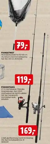 jem & fix Fiskestang (teleskop/2-delt) tilbud