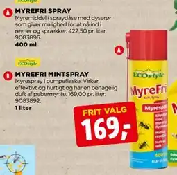 jem & fix MYREFRI SPRAY tilbud