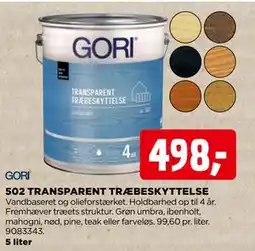 jem & fix 502 TRANSPARENT TRÆBESKYTTELSE tilbud