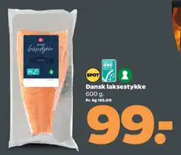 Netto Dansk laksestykke 600 g tilbud
