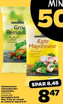 Netto Salatmesteren remoulade / mayonnaise tilbud
