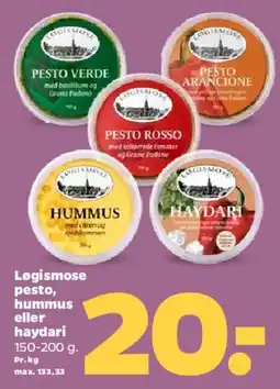 Netto Pesto, Hummus eller Haydari tilbud