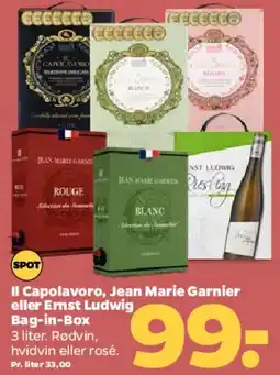 Netto Il Capolavoro / Jean Marie Garnier / Ernst Ludwig (Bag-in-Box) tilbud
