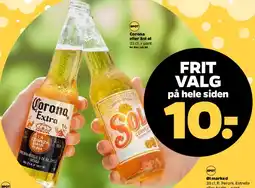 Netto Frit valg på hele siden (Corona / Sol) tilbud