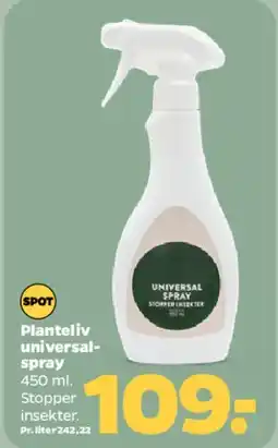 Netto Plante-/universal-spray tilbud