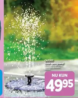 Din Isenkræmmer OUTFIT Solar springvand tilbud