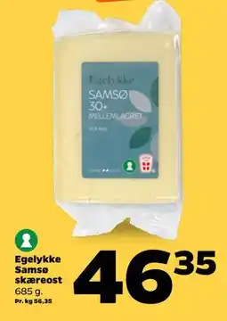 Netto Egelykke Samsø skæreost tilbud