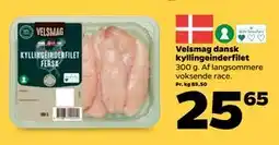 Netto Velsmag dansk kyllingeinderfilet tilbud