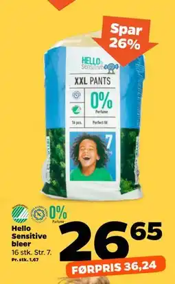 Netto Hello Sensitive bleer tilbud