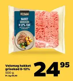 Netto Velsmag hakket grisekød 8-12% tilbud