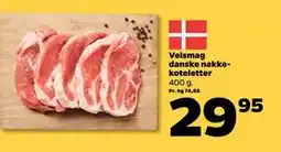 Netto Velsmag danske nakkekoteletter tilbud