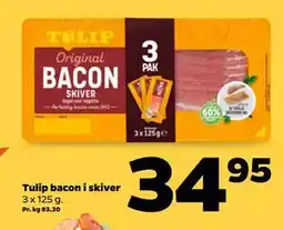Netto Tulip bacon i skiver tilbud