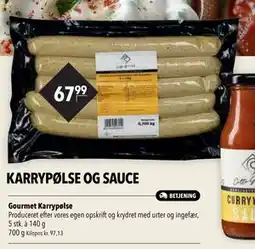 Citti KARRYPØLSE OG SAUCE tilbud