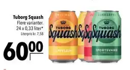 Citti Tuborg Squash tilbud