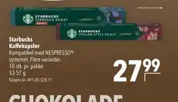 Citti Starbucks Kaffekapsler tilbud