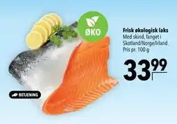 Citti Frisk økologisk laks tilbud