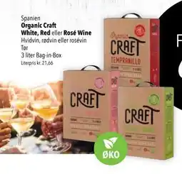 Citti Organic Craft White, Red eller Rosé Wine tilbud