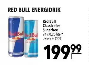 Citti Red Bull Classic eller Sugarfree tilbud