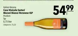Citti Casa Vinicola Sartori Marani Bianco Veronese IGP tilbud