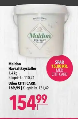 Citti Maldon Havsaltkrystaller tilbud