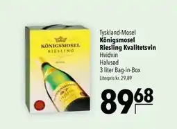 Citti Königsmosel Riesling Kvalitetsvin tilbud