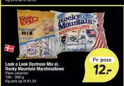 Fakta Tyskland Look o Look Dextrose Mix el. Rocky Mountain Marshmallows tilbud