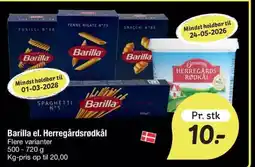 Fakta Tyskland Barilla el. Herregårdsrødkål tilbud