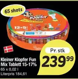 Fakta Tyskland Kleiner Klopfer Fun Mix Tablett 15-17% tilbud