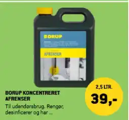 XL-BYG Borup koncentreret afrenser tilbud