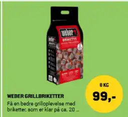 XL-BYG Weber grillbriketter tilbud