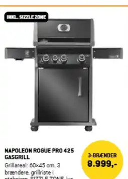 XL-BYG Napoleon rogue pro 425 gasgrill tilbud