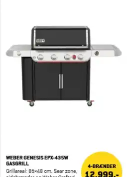 XL-BYG Weber genesis epx-435w gasgrill tilbud