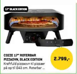 XL-BYG Cozze 17" roterbar pizzaovn, black edition tilbud
