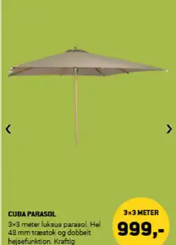 XL-BYG Cuba parasol tilbud