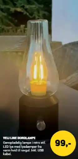 XL-BYG VELI LINE BORDLAMPE tilbud