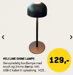 XL-BYG Veli line shine lampe tilbud