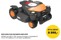XL-BYG Worx vision cloud 4wd robotpleneklipper tilbud