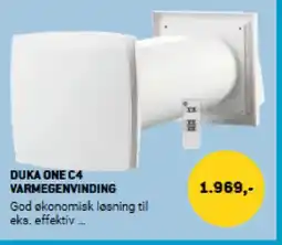 XL-BYG Duka one c4 varmegenvinding tilbud