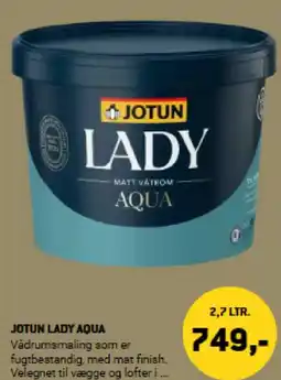 XL-BYG Jotun lady aqua tilbud