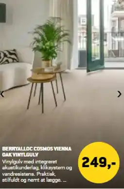 XL-BYG Berryalloc cosmos vienna dak vinylguly tilbud