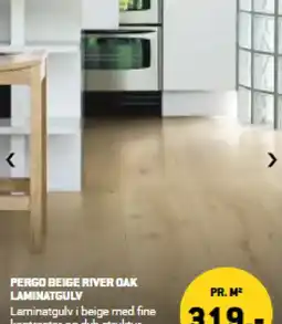 XL-BYG Pergo beige river oak laminatgulv tilbud