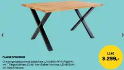 XL-BYG Planke spisebord tilbud