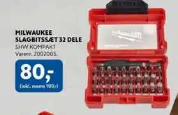 Davidsen Milwaukee slagbitssæt 32 dele tilbud