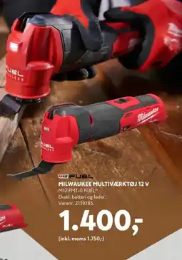 Davidsen M12 fuel milwaukee multiværktøj 12 v tilbud