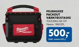 Davidsen Milwaukee packout værktøjstaske tilbud